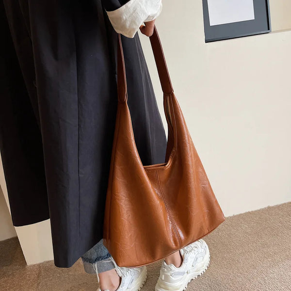 Vintage Soft Leather Hobo