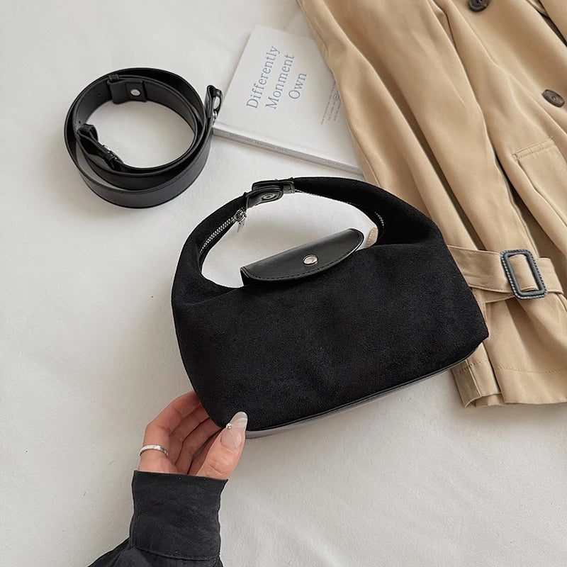 Velour Muse Achseltasche