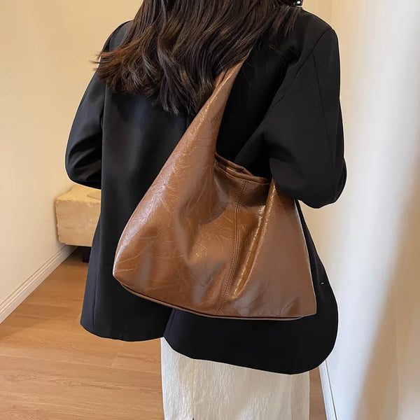 Vintage Soft Leather Hobo