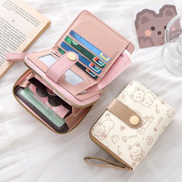 Charming Whiskers Mini Wallet