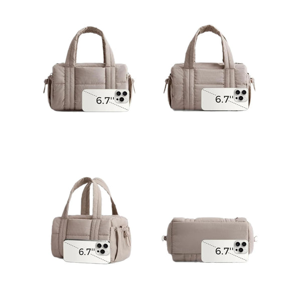 Nylon Quilted Duffle Bag